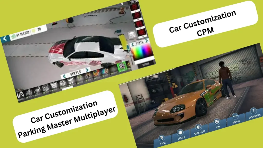 cpm and parking master multiplayer car customization